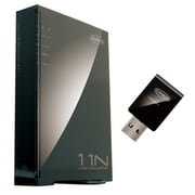IEEE802.11n/g/b 規格対応 無線LANルータ&無線LAN USBアダプタ セットモデル CG-WLR300NM-U