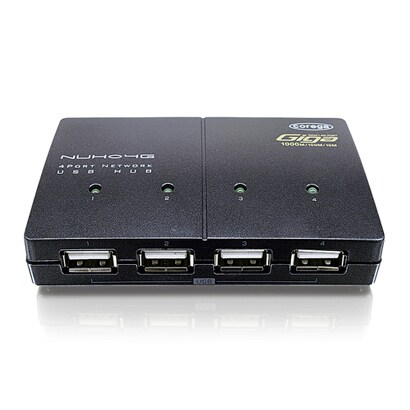 ネットワーク対応 USBハブ　Giga＆USB2.0対応 デバイスサーバ CG-NUH04G