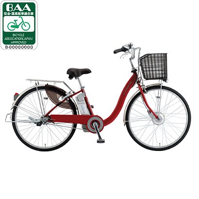 電動アシスト自転車（26型） レッド 電動ハイブリッド自転車 eneloop bike（エネループバイク） CY-SPA226A(R)