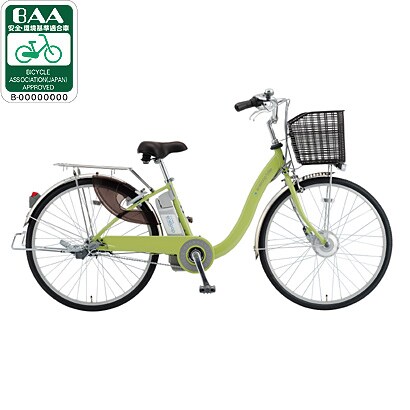 電動アシスト自転車（26型） グリーン 電動ハイブリッド自転車 eneloop bike（エネループバイク） CY-SPA226A(G)