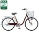 電動アシスト自転車（24型） ワインレッド 電動ハイブリッド自転車 eneloop bike（エネループバイク） CY-SPF224A(R)