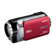 スリムフルHD デジタルムービーカメラ レッド 海外仕様製品 VPC-SH1PX R