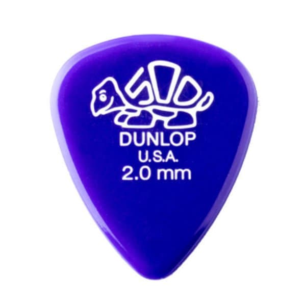 ギターピック ティアドロップ 2.00mm パープル Delrin 500 STD 12枚 41R200