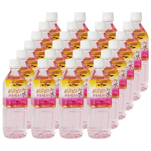 純金ピンクのおいしい水（24本入） [500ml×24本]