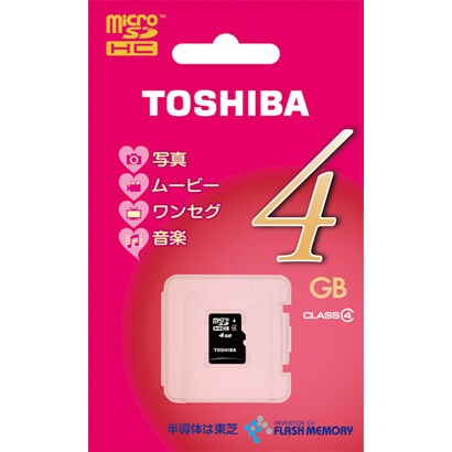 microSDHCカード CLASS4 4GB SD-MF004G