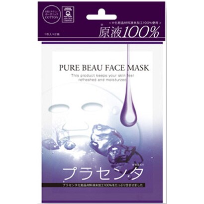 JM-6273 [ピュアビューフェイスマスク（PL）2P プラセンタ]