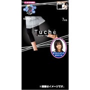 Tuche Stylish Leggings ベーシック プレーン 7分丈 ブラック(026) M TUF102