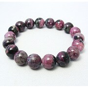 パワーストーンブレスレット ルビーINゾイサイト 10mm 203682