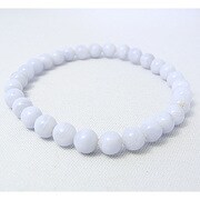 パワーストーンブレスレット ブルーレースアゲート 6mm 204539
