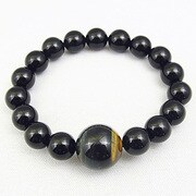 パワーストーンブレスレット オニキス/ブルータイガーアイ 10・16mm 204865