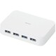 USB3.0ハブ 4ポートタイプ バス＆セルフパワー ホワイト BSH4A03U3WH