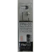 FPM-03SL [FitsPod MUSIK iPhone対応ステレオイヤホンマイク シルバー]