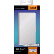 RT-SE10LC1/W [ソニー・エリクソン Xperia（エクスペリア X10 ドコモSO-01B） フラップタイプのレザージャケット ホワイト]