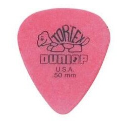 ギターピック 0.50mm レッド Tortex（トーテックス） 418R050