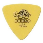 ギターピック トライアングル 0.73mm イエロー Tortex(トーテックス) 431R073