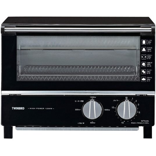オーブントースター やきたて ブラック TS-4019B