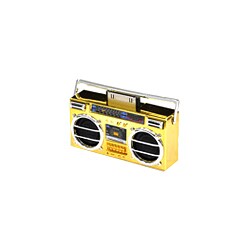 iPod/iPhone用 Boom Dock スピーカー メタリックゴールド BB5009MGD