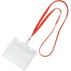 NF-451-R IDカード用つり下げ名札 アカ