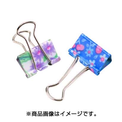 GP-471 花柄ダブルクリップ 中10P