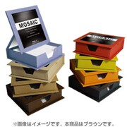 GM15LBR モザイク メモボックス ブラウン