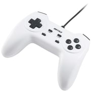 USBゲームパッド 10ボタンタイプ デジタル対応 ホワイト BSGP1001WH