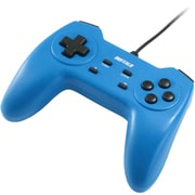 USBゲームパッド 10ボタンタイプ デジタル対応 ブルー BSGP1001BL