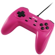 USBゲームパッド 10ボタンタイプ デジタル対応 ピンク BSGP1001PK