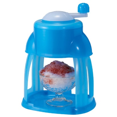 かき氷器（手動式） ブルー IS-T-1078B