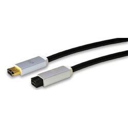FireWireケーブル 6pin-9pin 0.6m d+FW6×9/0.6