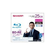 録画用BD-RE書換え型 1-2倍速 片面1層 25GB 5枚 インクジェットプリンタ対応 VR-25BE5