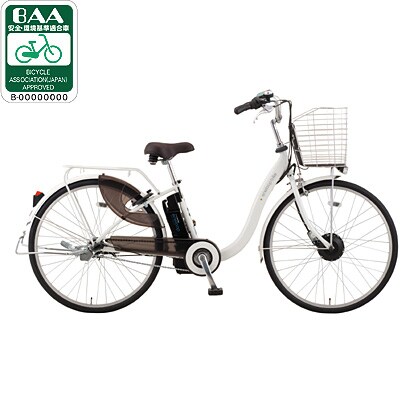 電動アシスト自転車（24型） ホワイト 電動ハイブリッド自転車 eneloop bike（エネループバイク） CY-SPL224(W)