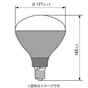 白熱電球 写真用レフランプ PRF-500WBD
