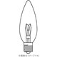 白熱電球 シャンデリア球 E17口金 110V 40W形 32mm径 クリア LC110V40W・C/E17/D