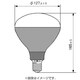 白熱電球 耐振電球 E26口金 110V 100W形 70mm径 クリア RC110V100WCD