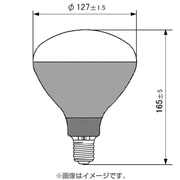 白熱電球 耐振電球 E26口金 110V 150W形 80mm径 RC110V150WCD
