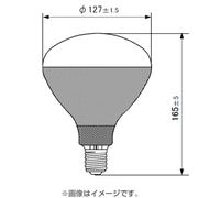 白熱電球 耐振電球 E26口金 220V 150W形 80mm径 RC220V150WCD