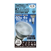 LED電球 E17口金 白色相当 260lm JD1708AD