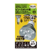 LED電球 E17口金 温白色相当 230lm JS1708BA