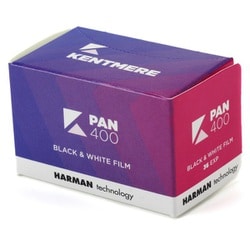 KentmerePAN400 モノクロフィルム　ISO感度400 35mmサイズ 36枚撮り KMP400 135-36EX
