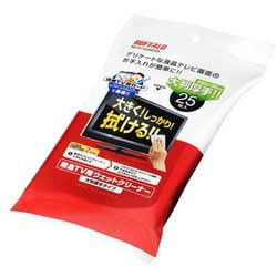 液晶TVクリーナー ウェットタイプ 25枚入り BSTV14CWP25