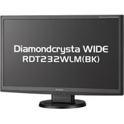 23型ワイド液晶モニター アナログ/デジタル接続 スピーカー搭載 非光沢(ノングレア)モデル ブラック RDT232WLM BK