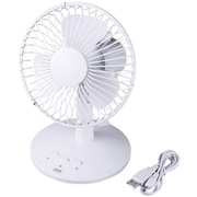 首ふり扇風機 ホワイト USB-TOY56W