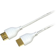 HDMIケーブル 1.5m ホワイト スリムタイプ ハイスピード イーサネット対応 3D映像対応 HDM-HEHS15/WH