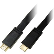 HDMIケーブル 1.5m ブラック フラットタイプ ハイスピード イーサネット対応 3D映像対応 HDM-HEHF15/BK