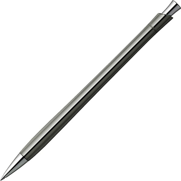 フロス 油性ボールペン 台座付き 黒インク0.7mm グラスブラック 受付ペン BA65-GBK