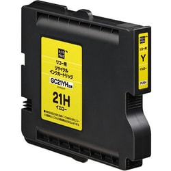 互換リサイクルインクカートリッジ リコー GC21YH イエロー（顔料） ECI-RC21HY