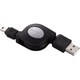 U2C-GMRLM15BK [USB2.0ケーブル 巻取り式 ゲーム用 A-miniBタイプ 1.5m]