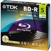 データ用BD-R 片面1層25GB 1-4倍速 ゴールドカラーディスク 5枚 BRD25B5A