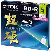 データ用BD-R 片面1層25GB 1-6倍速 インクジェット対応 5枚 超硬 BRD25HCPWC5A