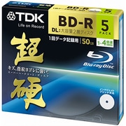 データ用BD-R DL 片面2層50GB 1-4倍速 インクジェット対応 5枚 超硬 BRD50HCPWB5A